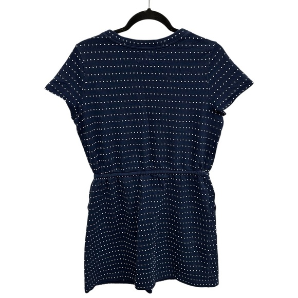 Lou & Grey Luvstretch Drawstring Pocket Dress Summer Coastal Nautical Beach - Picture 9 of 11